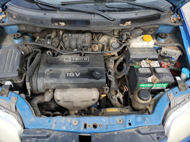 KL1TD56646B617027 - 2006 CHEVROLET AVEO BASE Mavi foto 11