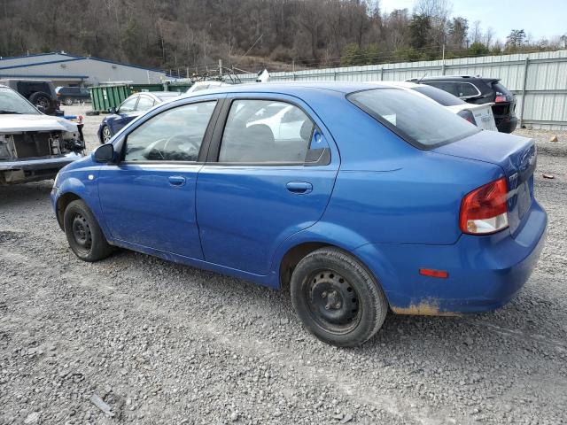 KL1TD56646B617027 - 2006 CHEVROLET AVEO BASE Mavi foto 2