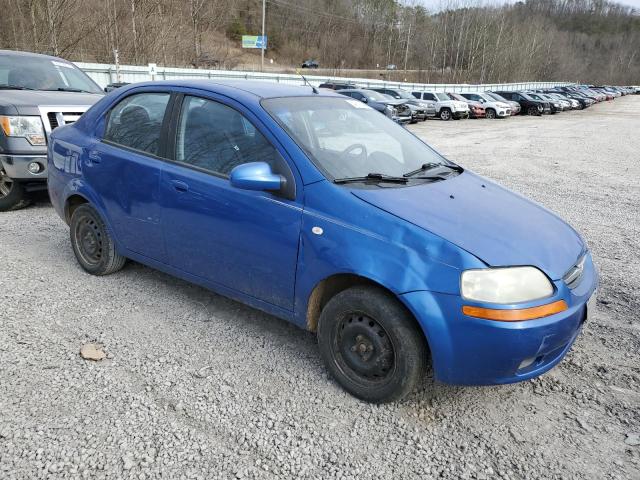 KL1TD56646B617027 - 2006 CHEVROLET AVEO BASE Mavi foto 4