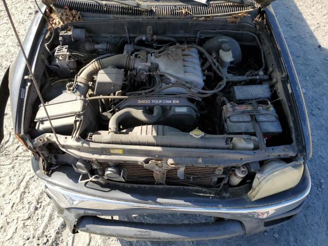 5TEGN92N24Z346232 - 2004 TOYOTA TACOMA DOUBLE CAB PRERUNNER BLACK photo 11