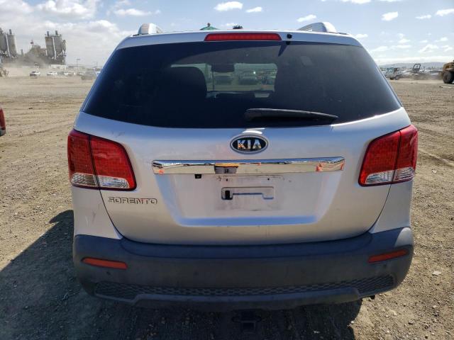 5XYKT4A12BG055397 - 2011 KIA SORENTO BASE SILVER photo 6