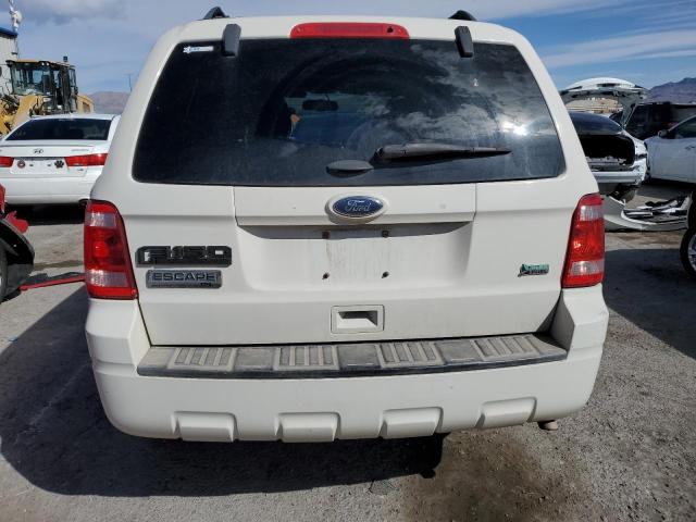 1FMCU0DG7CKA22896 - 2012 FORD ESCAPE XLT WHITE photo 6