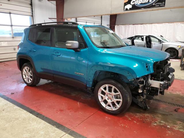 ZACNJDD13MPM93053 - 2021 JEEP RENEGADE LIMITED TEAL photo 4