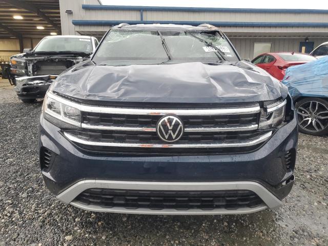 1V2HE2CAXNC225535 - 2022 VOLKSWAGEN ATLAS CROS SE BLUE photo 5