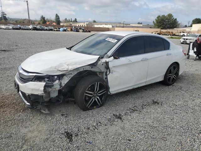 1HGCR2F54HA132705 - 2017 HONDA ACCORD SPORT WHITE photo 1