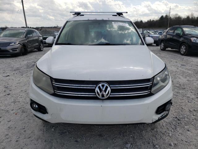 WVGBV7AX1CW558824 - 2012 VOLKSWAGEN TIGUAN S WHITE photo 5