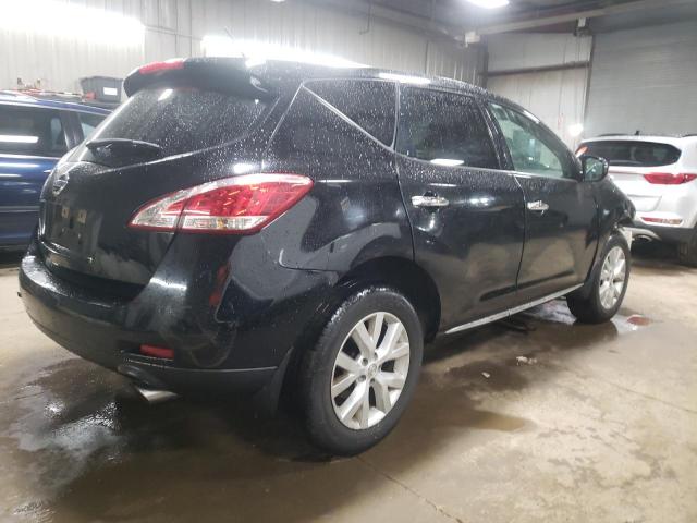 JN8AZ1MU0BW051712 - 2011 NISSAN MURANO S BLACK photo 3