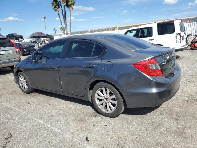 2HGFB2F80CH307716 - 2012 HONDA CIVIC EX GRAY photo 2