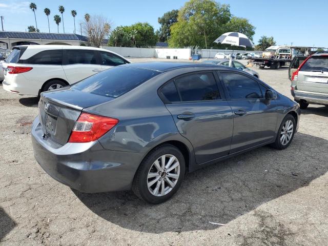 2HGFB2F80CH307716 - 2012 HONDA CIVIC EX GRAY photo 3