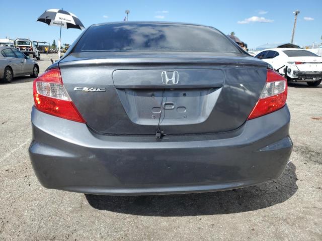 2HGFB2F80CH307716 - 2012 HONDA CIVIC EX GRAY photo 6