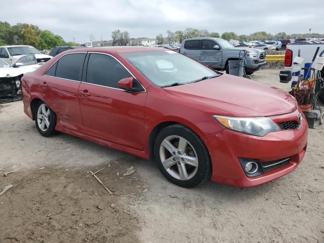 4T1BF1FK4CU627069 - 2012 TOYOTA CAMRY BASE RED photo 4