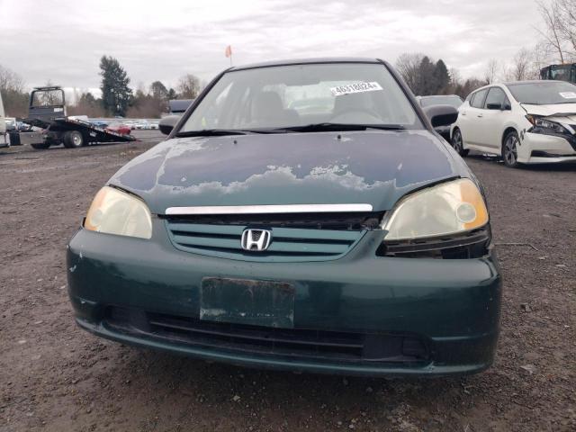 2HGES16542H587294 - 2002 HONDA CIVIC LX GREEN photo 5