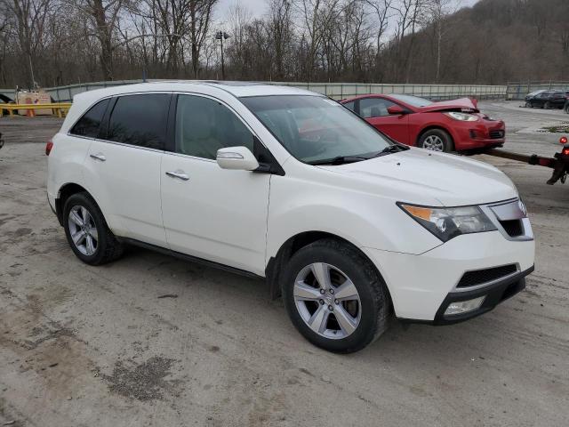 2HNYD2H28CH543096 - 2012 ACURA MDX WHITE photo 4