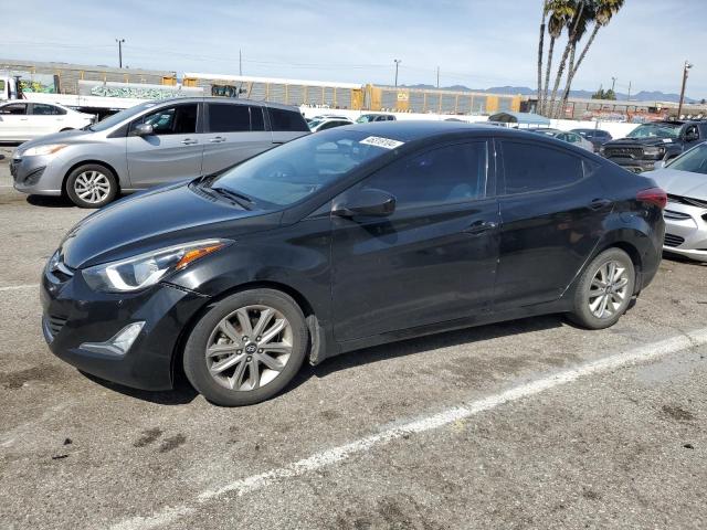 5NPDH4AEXGH718258 - 2016 HYUNDAI ELANTRA SE BLACK photo 1