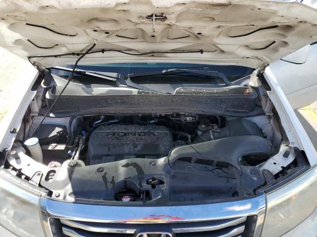 5FNYF3H51CB023635 - 2012 HONDA PILOT EXL WHITE photo 12