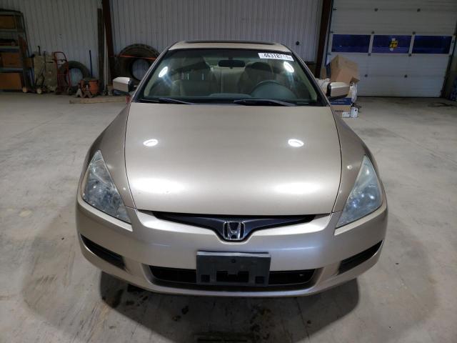 1HGCM82674A003710 - 2004 HONDA ACCORD EX BEIGE photo 5