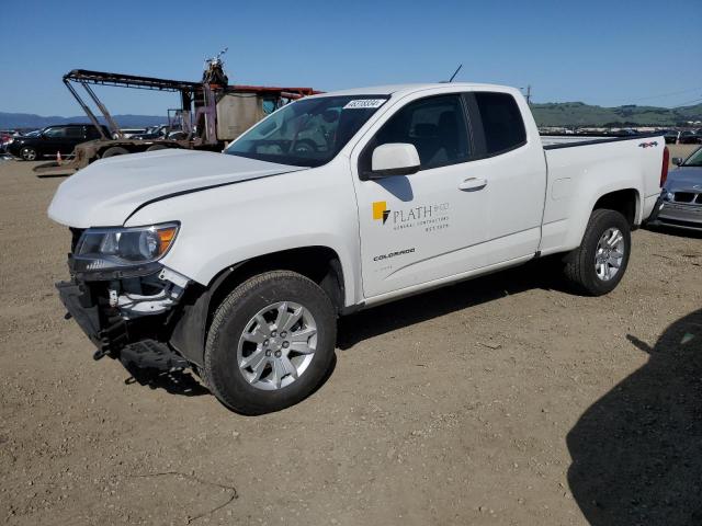 1GCHTCENXM1295768 - 2021 CHEVROLET COLORADO LT WHITE photo 1