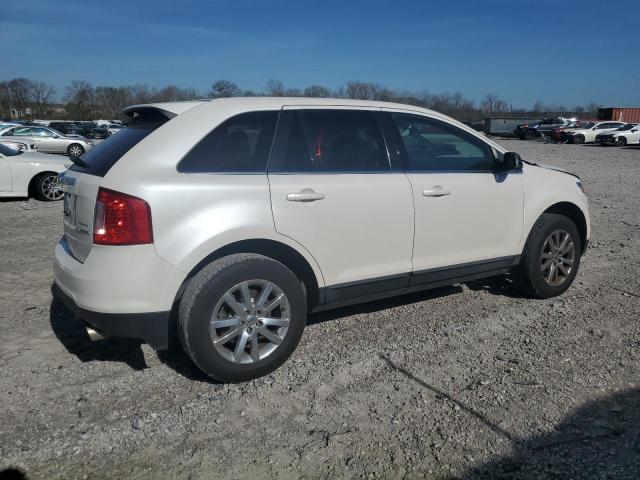 2FMDK3KC9DBA08439 - 2013 FORD EDGE LIMITED WHITE photo 3