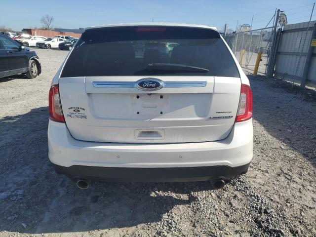 2FMDK3KC9DBA08439 - 2013 FORD EDGE LIMITED WHITE photo 6