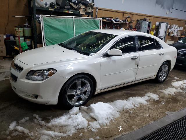 1G1ZC5E07CF237194 - 2012 CHEVROLET MALIBU 1LT CREAM photo 1