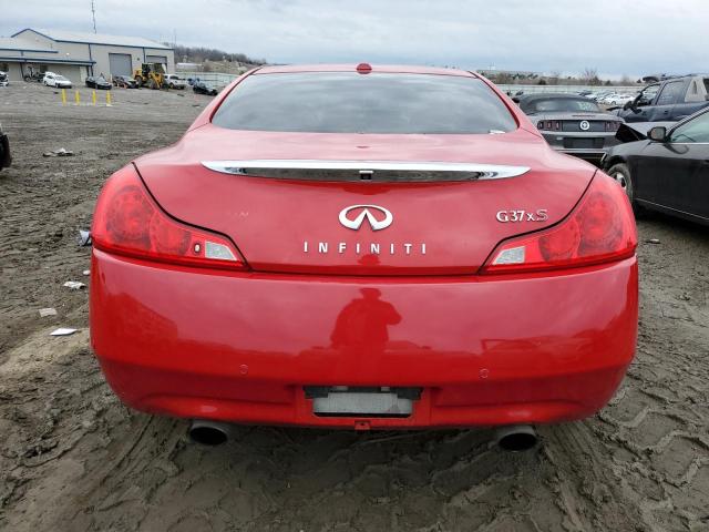 JN1CV6EL7CM473351 - 2012 INFINITI G37 RED photo 6