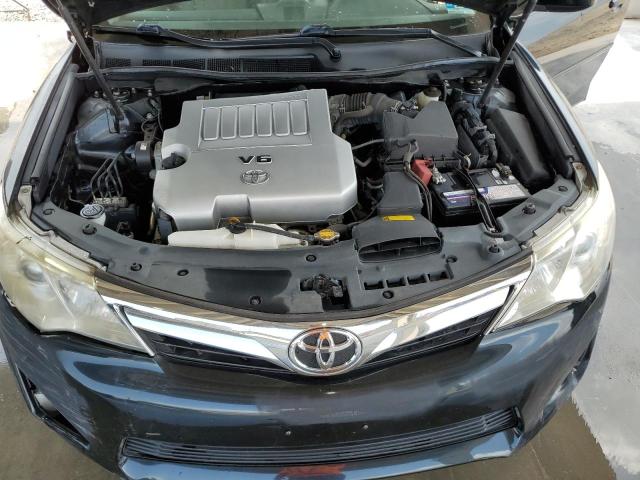 4T1BK1FK1CU505927 - 2012 TOYOTA CAMRY SE CHARCOAL photo 11