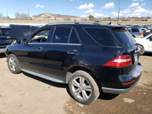 4JGDA5HB9DA241813 - 2013 MERCEDES-BENZ ML 350 4MATIC BLACK photo 2