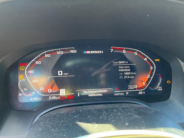 WBAFY4C07LCD34163 - 2020 BMW M850XI BLACK photo 9