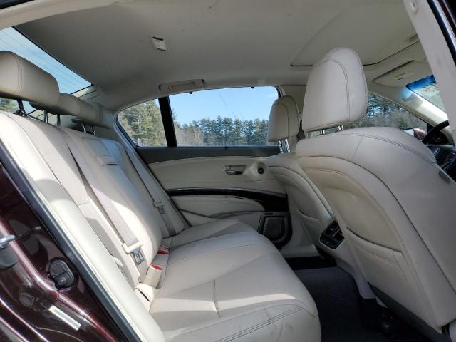 JH4KC2F98HC000094 - 2017 ACURA RLX SPORT HYBRID ADVANCE BURGUNDY photo 10