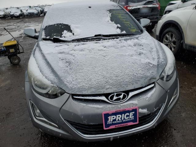 KMHDH4AE2GU504799 - 2016 HYUNDAI ELANTRA SE GRAY photo 5