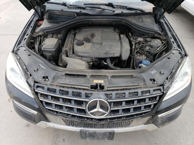 4JGDA5HBXEA316097 - 2014 MERCEDES-BENZ ML 350 4MATIC BLACK photo 12