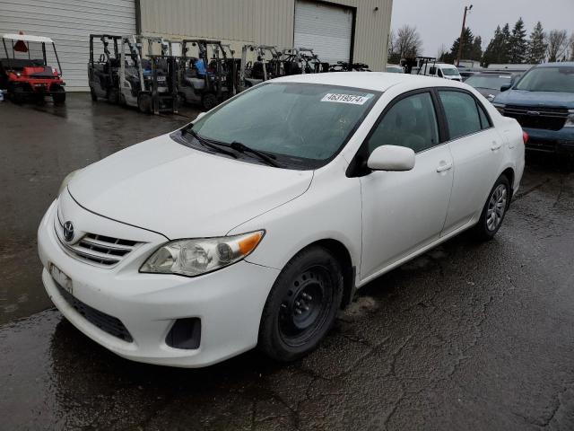 5YFBU4EE8DP164164 - 2013 TOYOTA COROLLA BASE WHITE photo 1