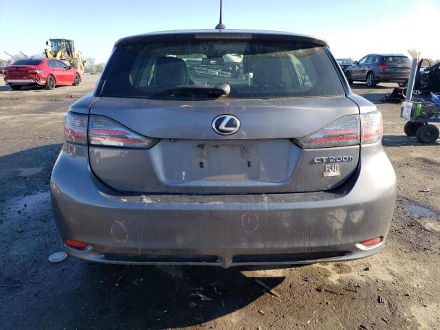 JTHKD5BH0C2117100 - 2012 LEXUS CT 200 GRAY photo 6