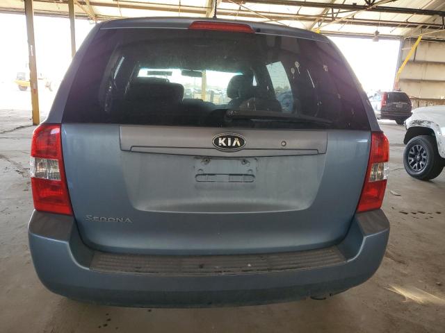 KNDMB133186243753 - 2008 KIA SEDONA BLUE photo 6