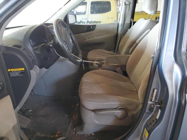 KNDMB133186243753 - 2008 KIA SEDONA BLUE photo 7