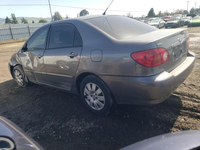 1NXBR32E73Z038617 - 2003 TOYOTA COROLLA CE GRAY photo 2