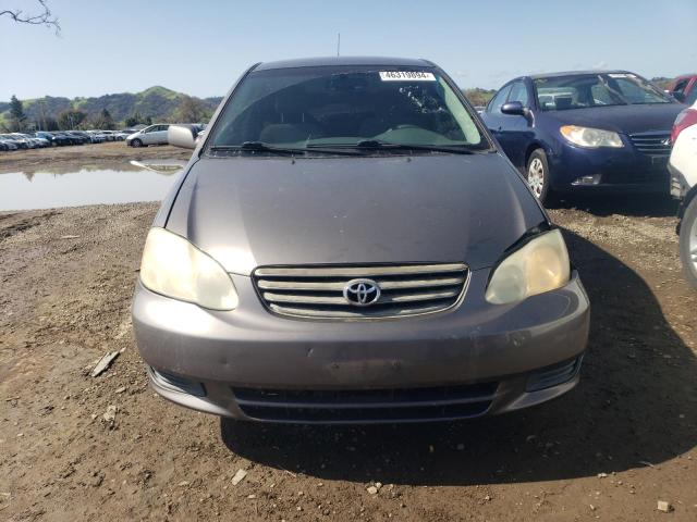 1NXBR32E73Z038617 - 2003 TOYOTA COROLLA CE GRAY photo 5