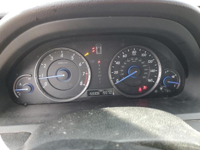 5J6TF1H58CL005008 - 2012 HONDA CROSSTOUR EXL შავი ფოტო 9