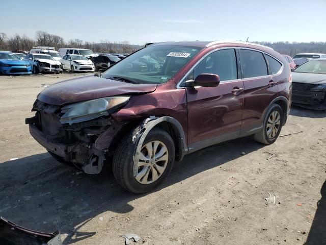 5J6RM4H76CL030394 - 2012 HONDA CR-V EXL MAROON photo 1