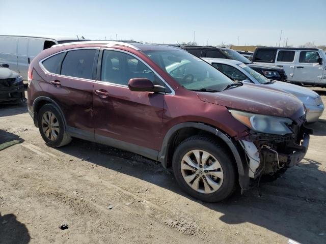 5J6RM4H76CL030394 - 2012 HONDA CR-V EXL MAROON photo 4