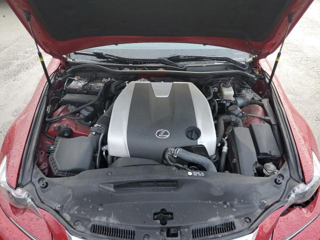 JTHBE1D23F5020751 - 2015 LEXUS IS 350 RED photo 11