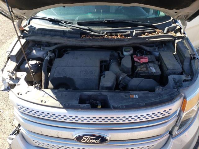 1FM5K8D87FGC52886 - 2015 FORD EXPLORER XLT SILVER photo 12