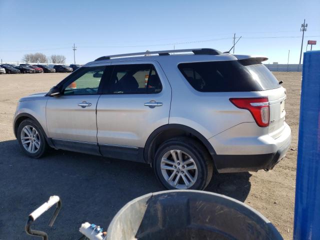 1FM5K8D87FGC52886 - 2015 FORD EXPLORER XLT SILVER photo 2