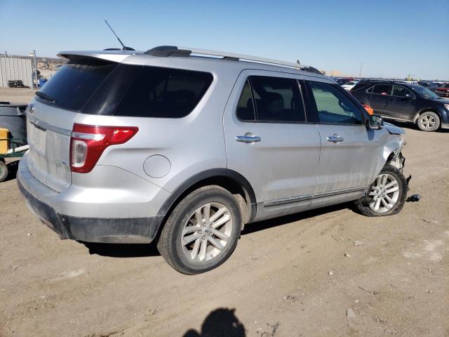 1FM5K8D87FGC52886 - 2015 FORD EXPLORER XLT SILVER photo 3