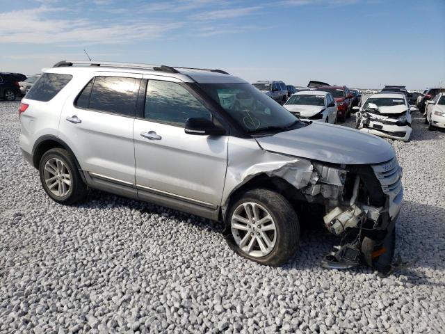 1FM5K8D87FGC52886 - 2015 FORD EXPLORER XLT SILVER photo 4