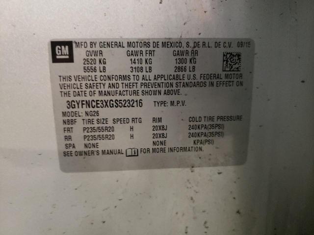 3GYFNCE3XGS523216 - 2016 CADILLAC SRX PERFORMANCE COLLECTION Күміс фото 13