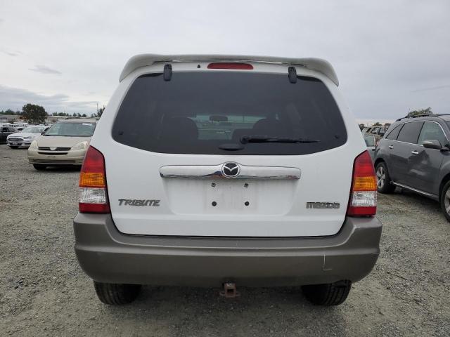 4F2CZ96134KM30638 - 2004 MAZDA TRIBUTE ES WHITE photo 6