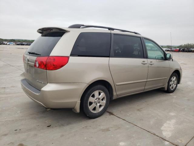 5TDZK22C88S121825 - 2008 TOYOTA SIENNA XLE BEIGE photo 3