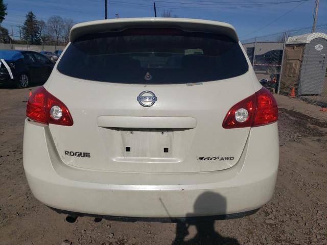 JN8AS5MV7AW605184 - 2010 NISSAN ROGUE S WHITE photo 6