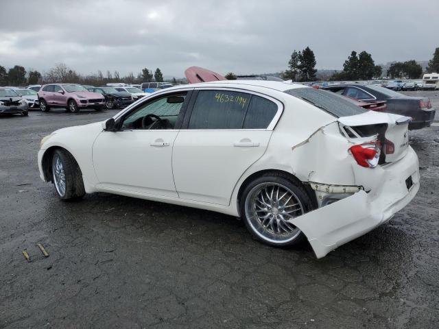 JN1CV6AP3CM934456 - 2012 INFINITI G37 BASE WHITE photo 2